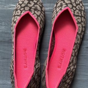 Wool grey leopard Rothy’s